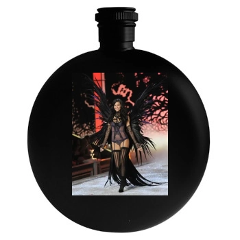 Adriana Lima Round Flask