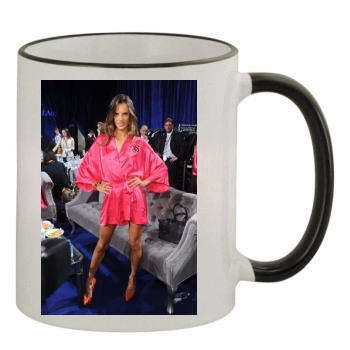 Alessandra Ambrosio 11oz Colored Rim & Handle Mug