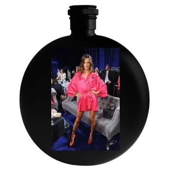 Alessandra Ambrosio Round Flask