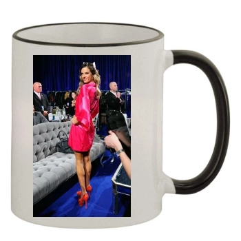 Alessandra Ambrosio 11oz Colored Rim & Handle Mug