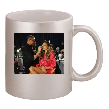 Alessandra Ambrosio 11oz Metallic Silver Mug