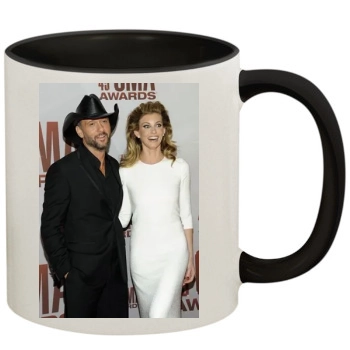 Faith Hill 11oz Colored Inner & Handle Mug