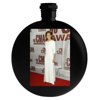 Faith Hill Round Flask