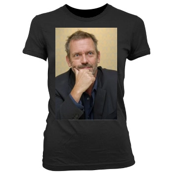 Hugh Laurie Women's Junior Cut Crewneck T-Shirt