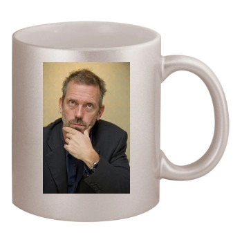 Hugh Laurie 11oz Metallic Silver Mug