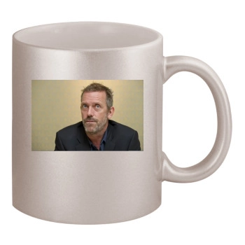 Hugh Laurie 11oz Metallic Silver Mug