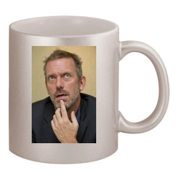 Hugh Laurie 11oz Metallic Silver Mug