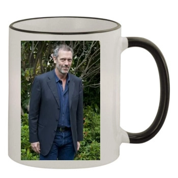 Hugh Laurie 11oz Colored Rim & Handle Mug