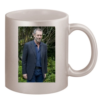 Hugh Laurie 11oz Metallic Silver Mug