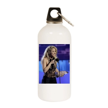 Shakira White Water Bottle With Carabiner