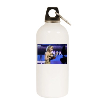 Shakira White Water Bottle With Carabiner