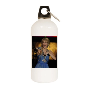 Shakira White Water Bottle With Carabiner