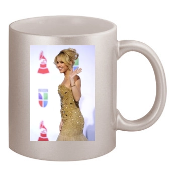 Shakira 11oz Metallic Silver Mug