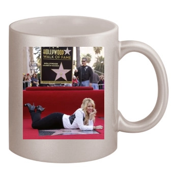 Shakira 11oz Metallic Silver Mug