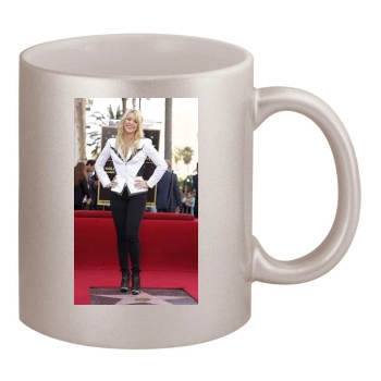 Shakira 11oz Metallic Silver Mug