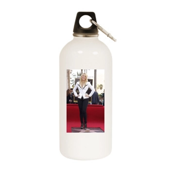 Shakira White Water Bottle With Carabiner