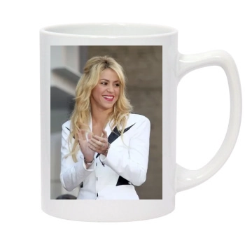 Shakira 14oz White Statesman Mug