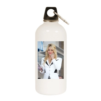 Shakira White Water Bottle With Carabiner