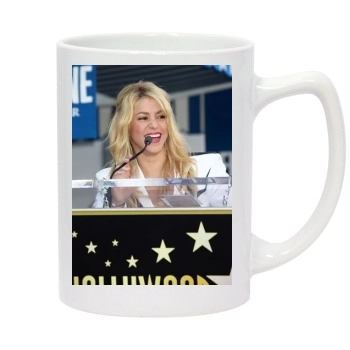 Shakira 14oz White Statesman Mug