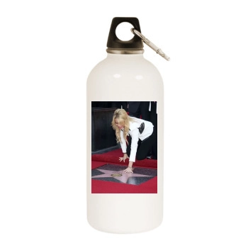 Shakira White Water Bottle With Carabiner