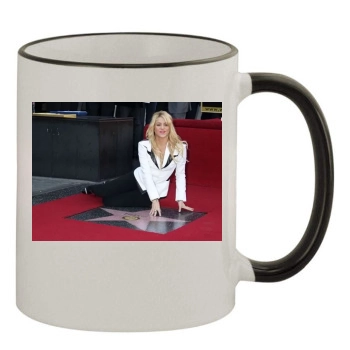 Shakira 11oz Colored Rim & Handle Mug