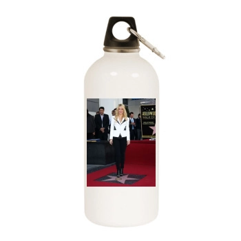 Shakira White Water Bottle With Carabiner