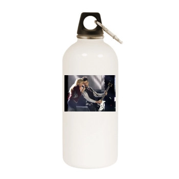 Shakira White Water Bottle With Carabiner