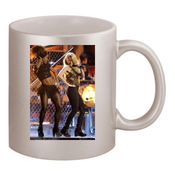 Shakira 11oz Metallic Silver Mug