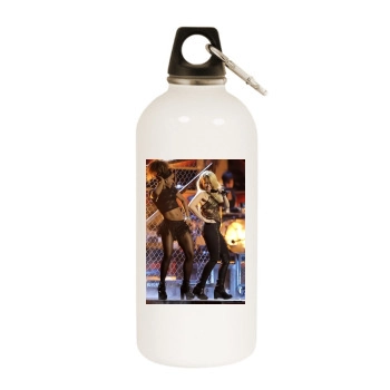 Shakira White Water Bottle With Carabiner