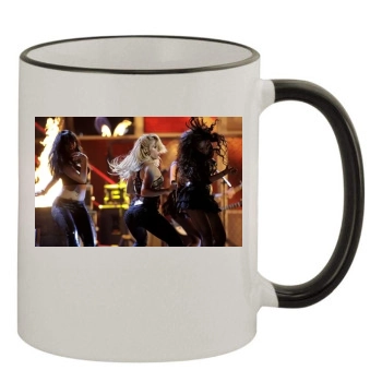 Shakira 11oz Colored Rim & Handle Mug