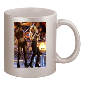 Shakira 11oz Metallic Silver Mug