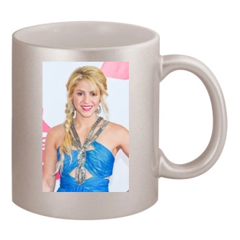 Shakira 11oz Metallic Silver Mug