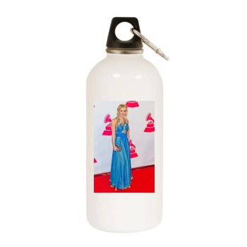 Shakira White Water Bottle With Carabiner