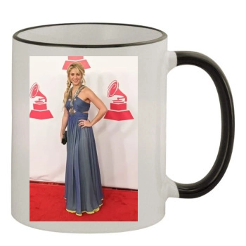 Shakira 11oz Colored Rim & Handle Mug