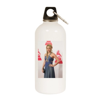 Shakira White Water Bottle With Carabiner