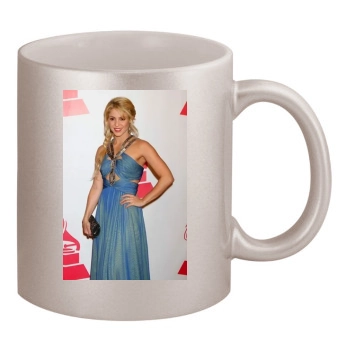 Shakira 11oz Metallic Silver Mug