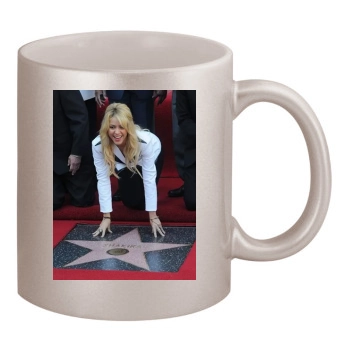 Shakira 11oz Metallic Silver Mug