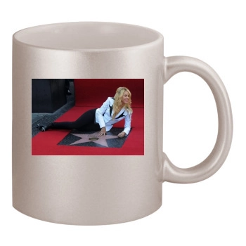 Shakira 11oz Metallic Silver Mug