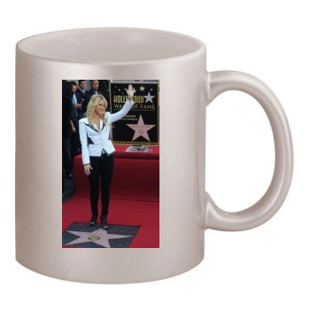 Shakira 11oz Metallic Silver Mug