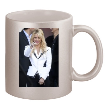 Shakira 11oz Metallic Silver Mug