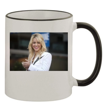 Shakira 11oz Colored Rim & Handle Mug