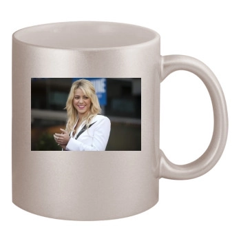 Shakira 11oz Metallic Silver Mug