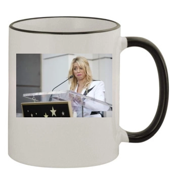 Shakira 11oz Colored Rim & Handle Mug