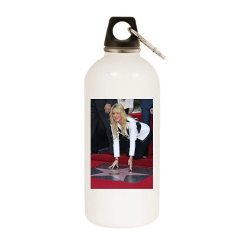 Shakira White Water Bottle With Carabiner