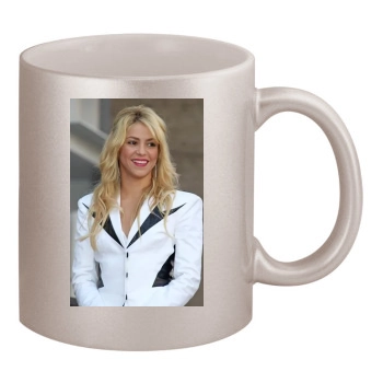 Shakira 11oz Metallic Silver Mug