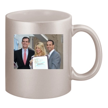 Shakira 11oz Metallic Silver Mug