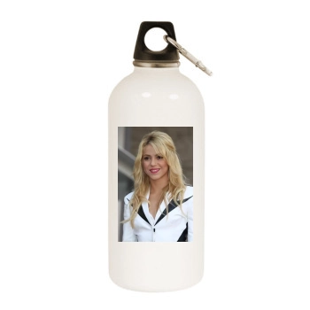 Shakira White Water Bottle With Carabiner