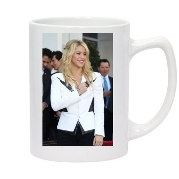 Shakira 14oz White Statesman Mug