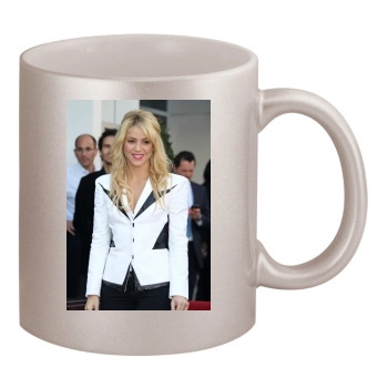 Shakira 11oz Metallic Silver Mug