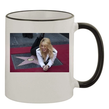 Shakira 11oz Colored Rim & Handle Mug